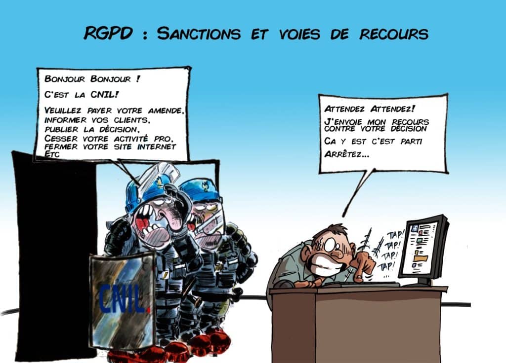 RGPD - Protection des données personnelles - Sanctions CNIL & voies de recours