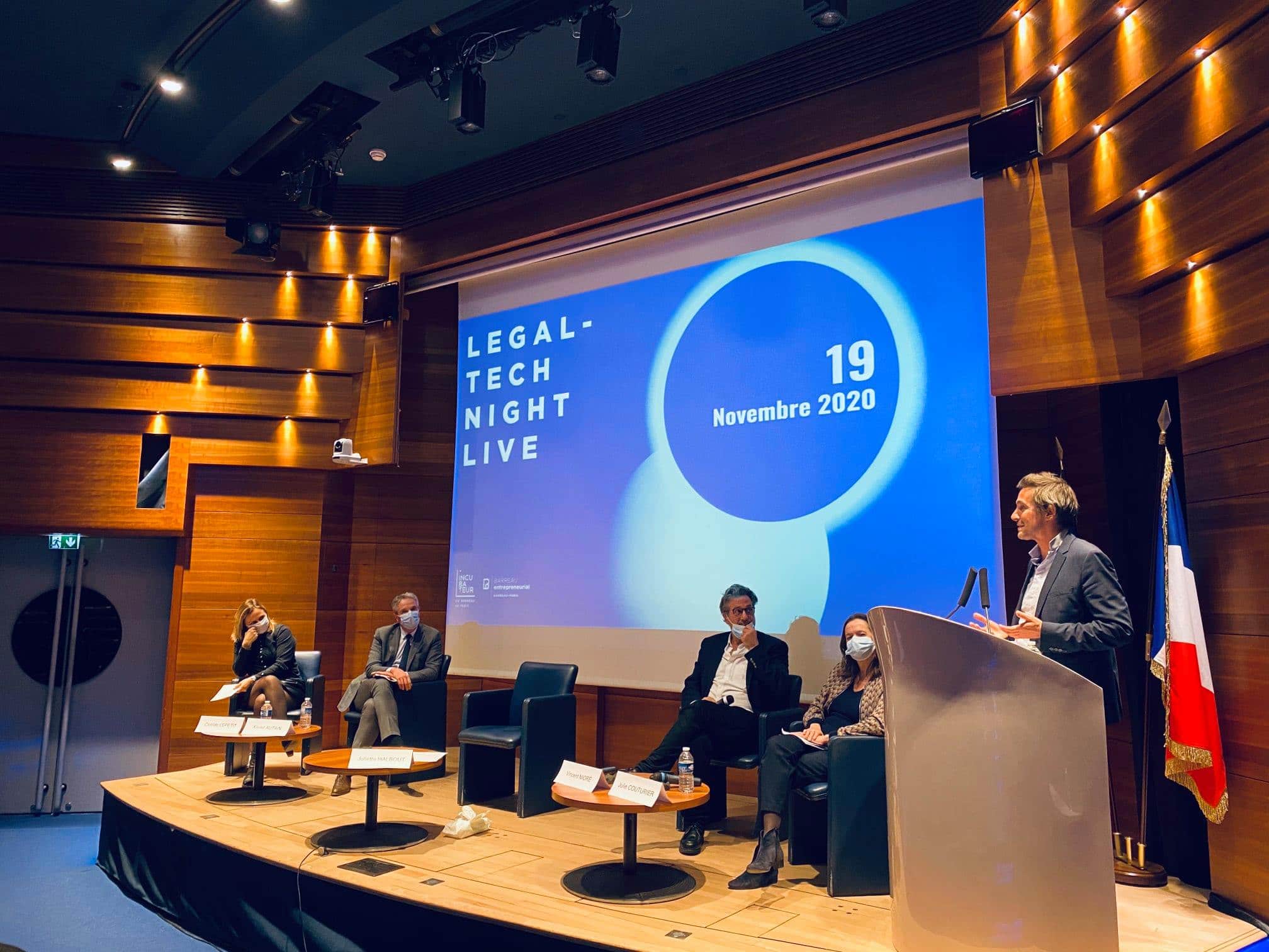 Incubateur Barreau de Paris - Nuit des LegalTech 2020 - LegalTech