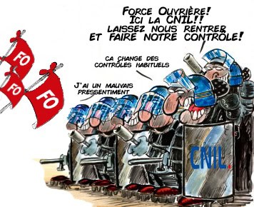 CNIL et RGPD - Données personnelles - Sanction Force Ouvrière