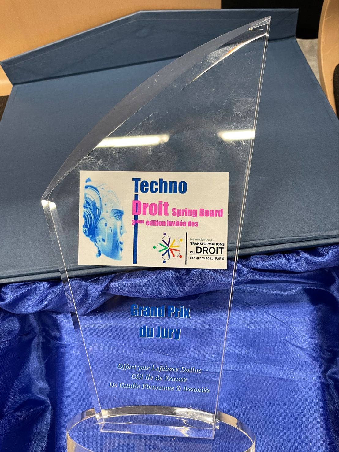 TechnoDroit Spring Board - Grand prix du Jury