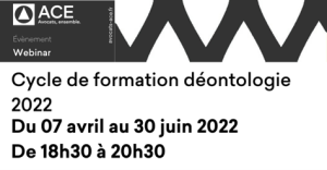 Juin 2022 – Formation ACE – Publicité, communication et déontologie