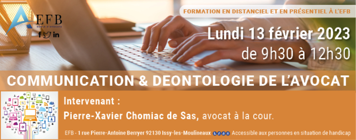 Formation EFB Communication & déontologie