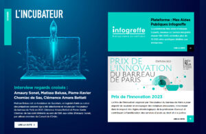 2023.10 – Incubateur du Barreau de Paris – Startups & legaltechs