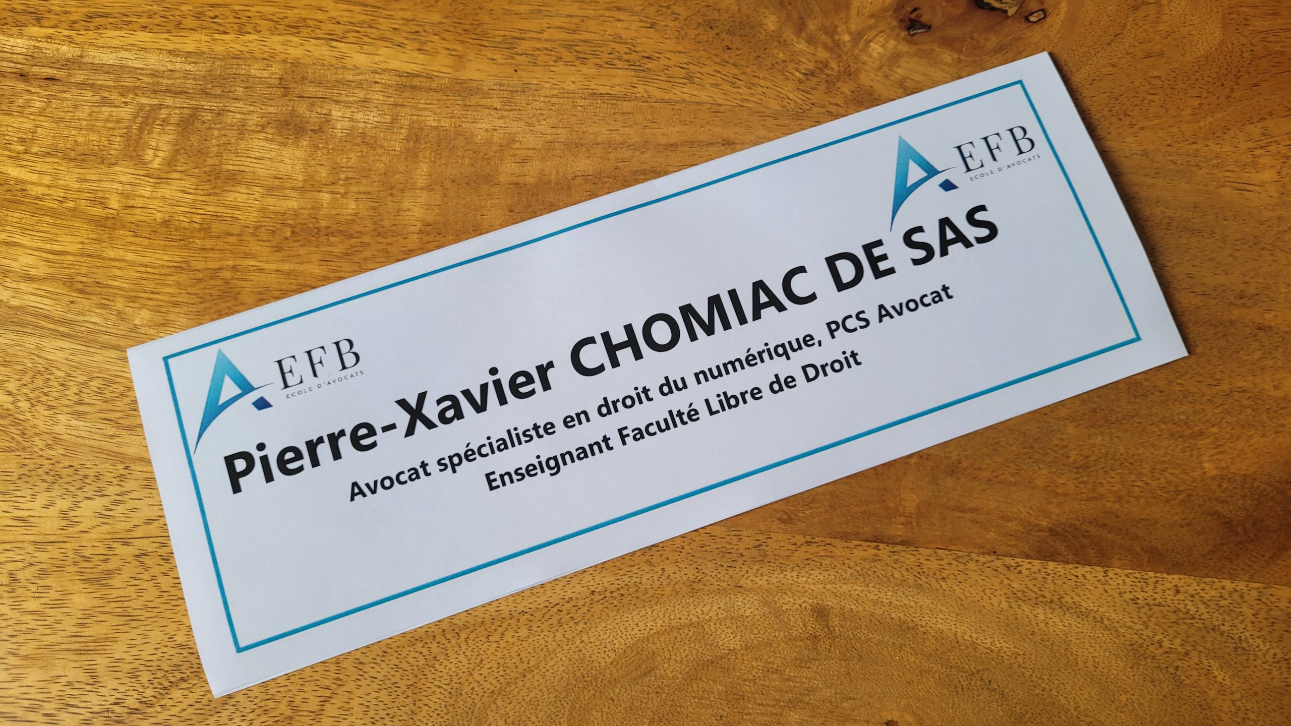 2024.03.25 - EFB – Usages & pratiques Communication et déontologie de l'avocat