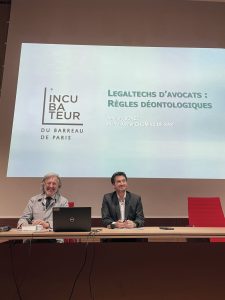 2024.03.21 -Legaltechs d’avocats : règles déontologiques – Barreau de Paris