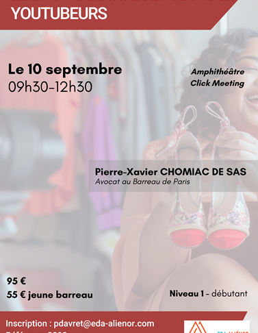 2024.09.10 - EDA - Droit des Influenceurs & Streamers
