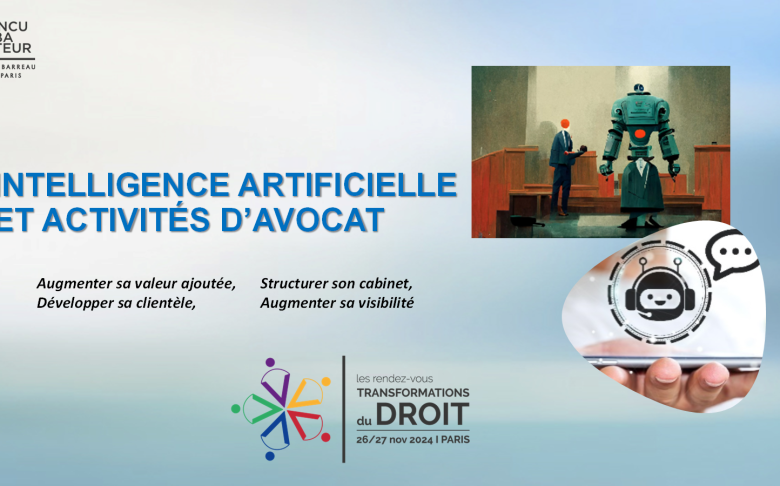Formation de PCS Avocat & Amaury Sonet sur les enjeux liés à l'intelligence artificielle et les cabinets d'avocats